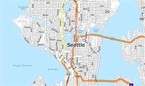 sdci gis|map of seattle washington.